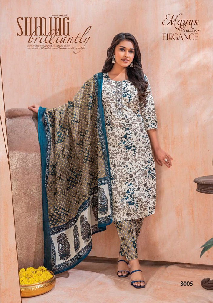 Elegance Vol 3 By Mayur Printed Cotton Readymade Dress Wholesale Suppliers In Mumbai
